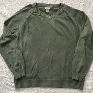 Arizona Jean Company Forest Green V-Neck Sweater